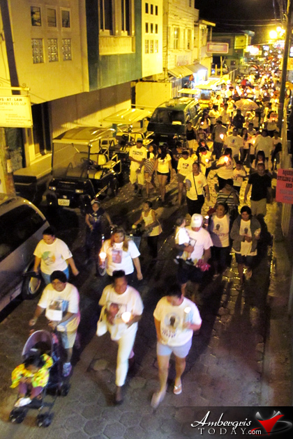 Hundreds Leave Footprints for Peace at Anti-Crime Rally -Justice for Jeffrey Eiley