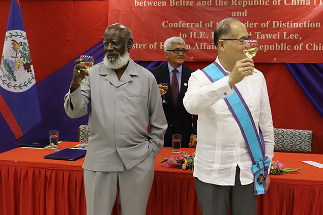 $60M From Taiwan to Belize, Foreign Minister Visits