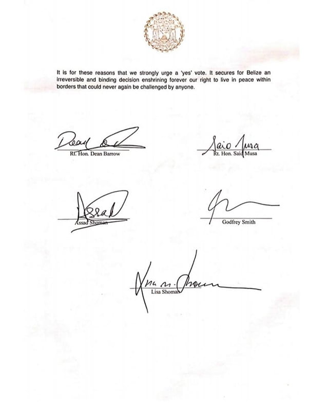 Former Foreign Ministers Say Yes to ICJ