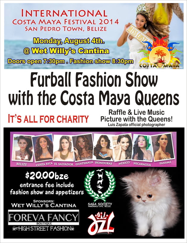 Saga's Furball Fashion Show with the Costa Maya Queens
