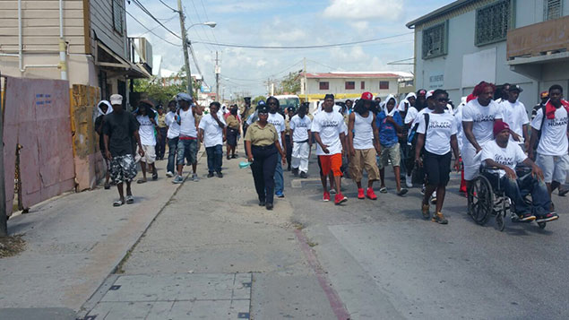 Gangs in Belize City March for Peace, A First in Belize 4 Gangs in Belize City March for Peace, A First in Belize