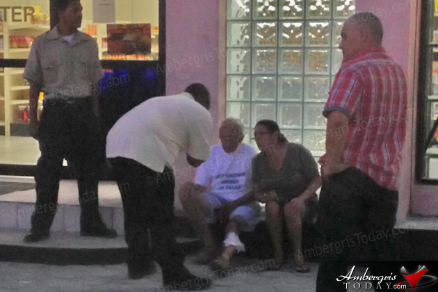 Golf Cart Crashes Into Supermarket