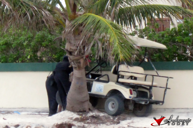 Golf Cart Stuck on Beach