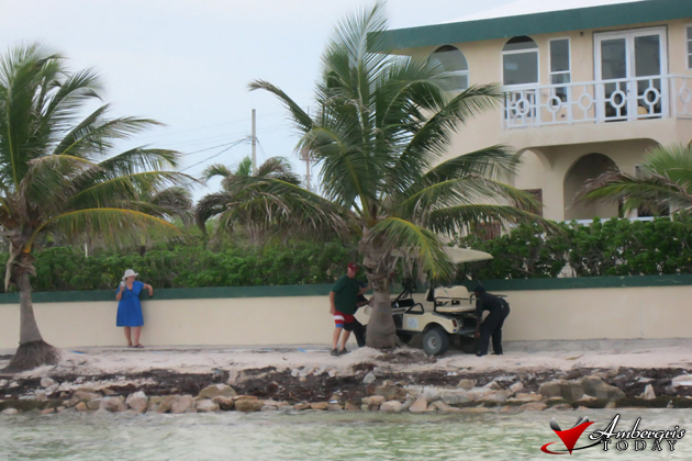 Golf Cart Stuck on Beach