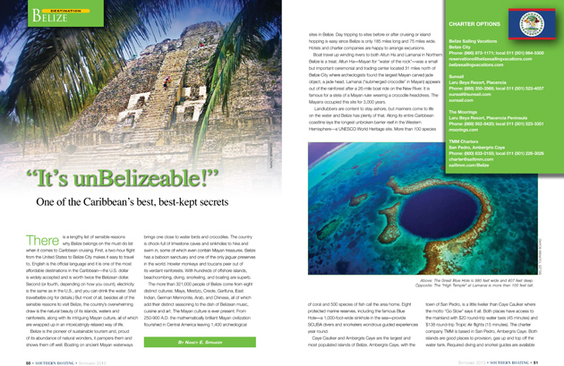 Southern Boating Magazine Features Belize