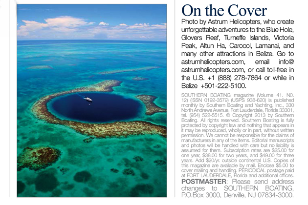 Southern Boating Magazine Features Belize