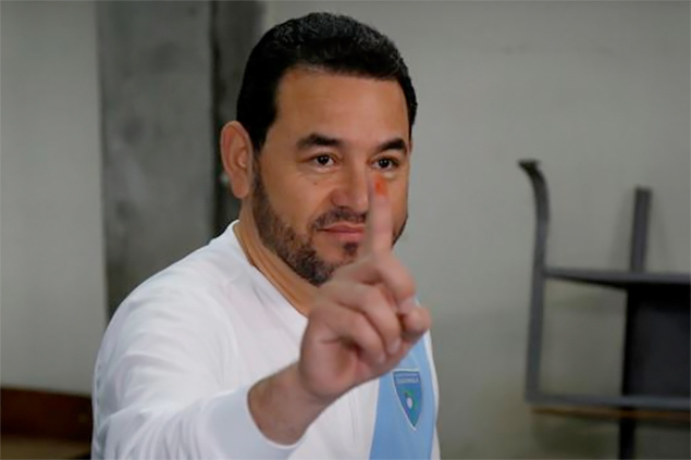 Guatemalan President Jimmy Morales voted in his country's referendum on Sunday, though many of his compatriots did not