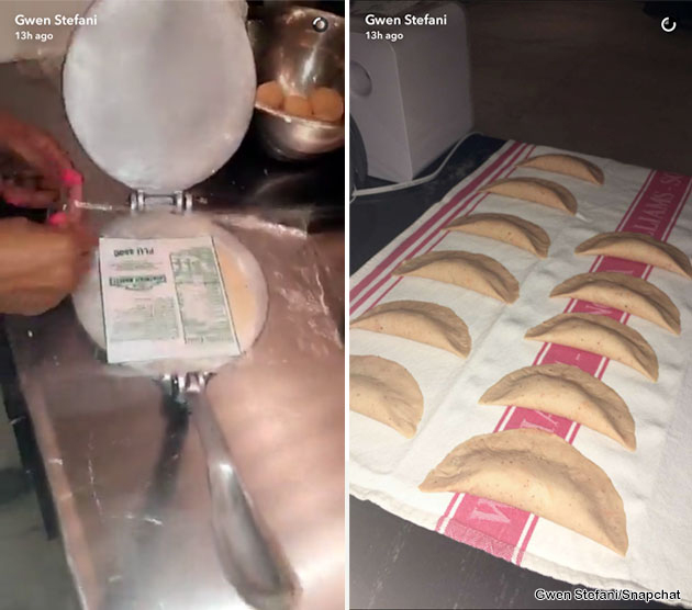 Gwen Stefani Eats Belizean Tamales at Home