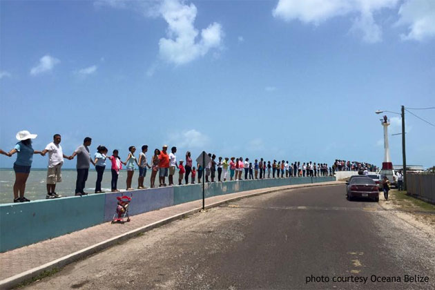 San Pedro Joins Hands Across the Sand in Support Against Offshore Oil Drilling