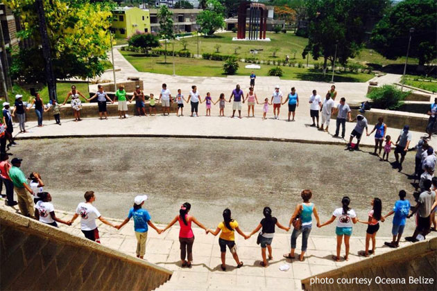 San Pedro Joins Hands Across the Sand in Support Against Offshore Oil Drilling