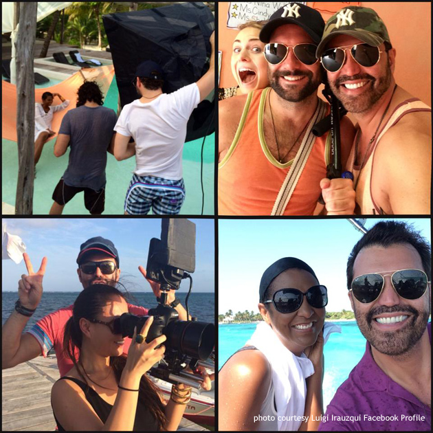 Behind the scenes First Lady of Belize Kim Simplis-Barrow photo shoot Harper’s Bazaar Interiors Magazine