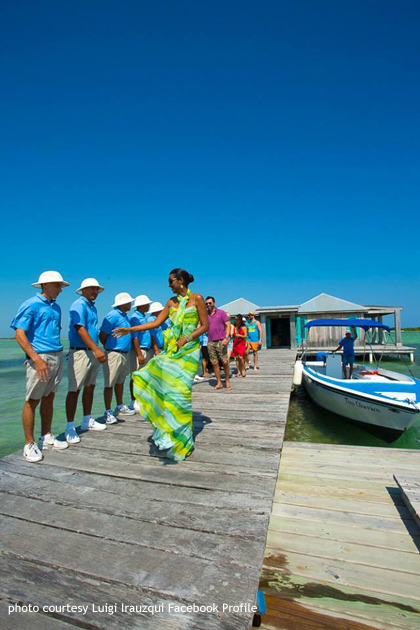 Behind the scenes First Lady of Belize Kim Simplis-Barrow photo shoot Harper’s Bazaar Interiors Magazine