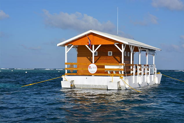 Hol Chan Marine Reserve Installs Pontoon Station