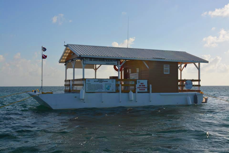 Hol Chan Marine Reserve Installs Pontoon Station