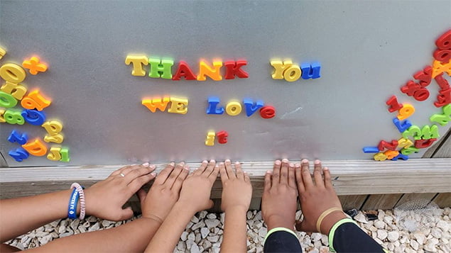 New Outdoor Play Area for Children at Hope Haven 