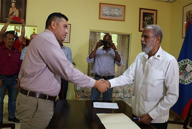 Hon. Hugo Patt Sworn in as Deputy Prime Minister