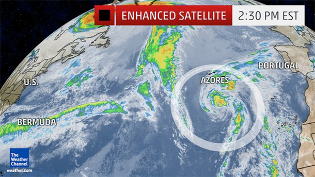 Out of Season Hurricane Alex forms in Atlantic Ocean