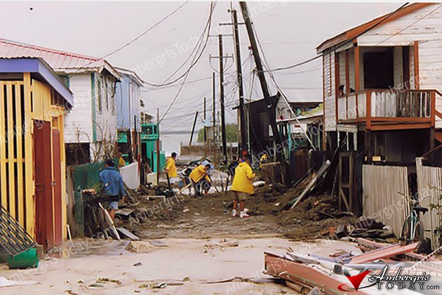 A Look Back at Hurricane Keith 27 Homes destroyed by Hurricane Keith 2000 in San Pedro, Belize