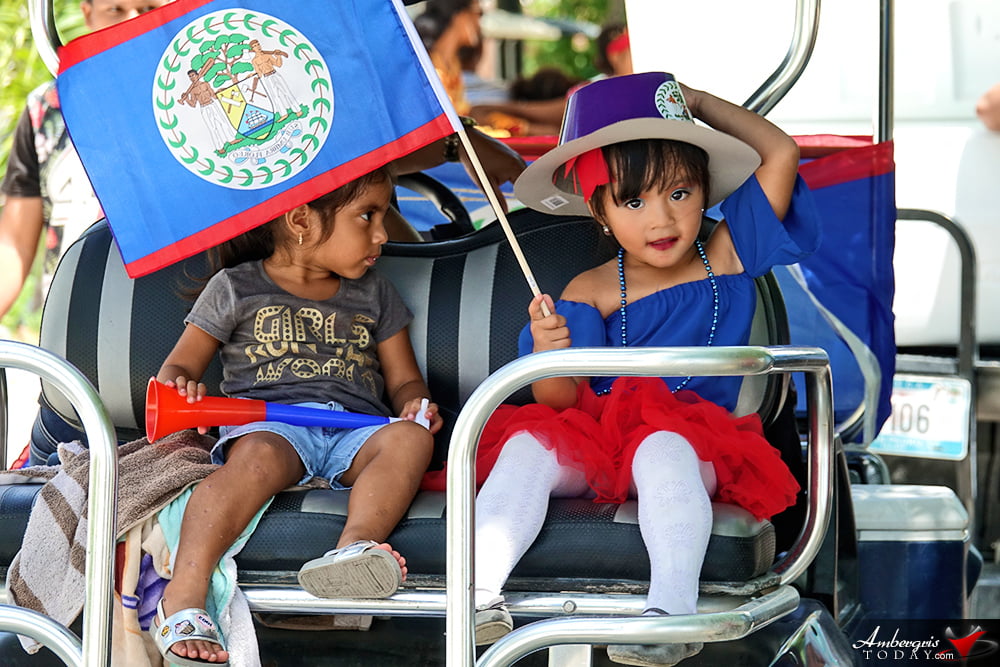 Belize Independence Day Parade in San Pedro, Ambergris Caye