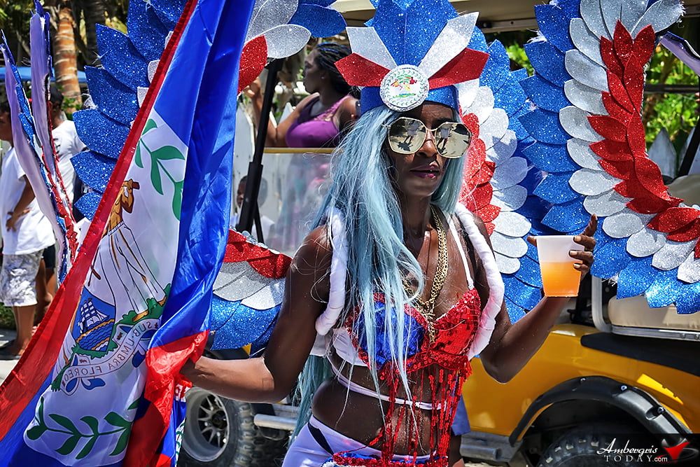 Belize Independence Day Parade in San Pedro, Ambergris Caye