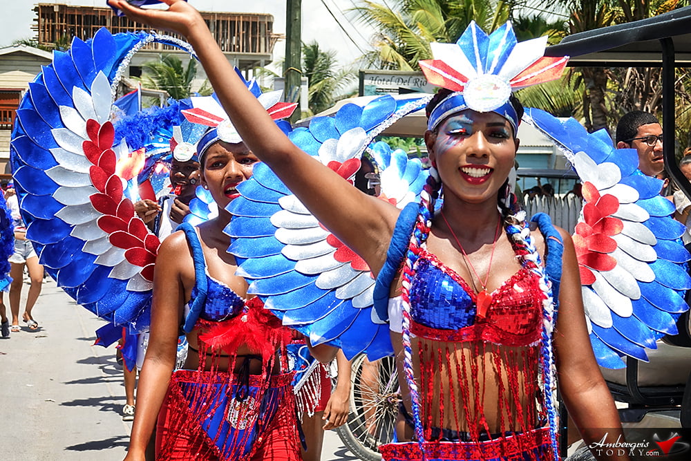 Belize Independence Day Parade in San Pedro, Ambergris Caye