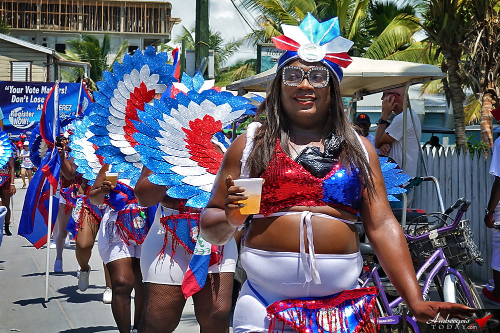 Belize Independence Day Parade in San Pedro, Ambergris Caye