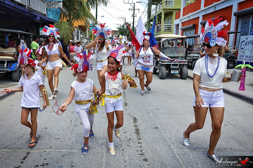 Belize Independence Day Parade in San Pedro, Ambergris Caye