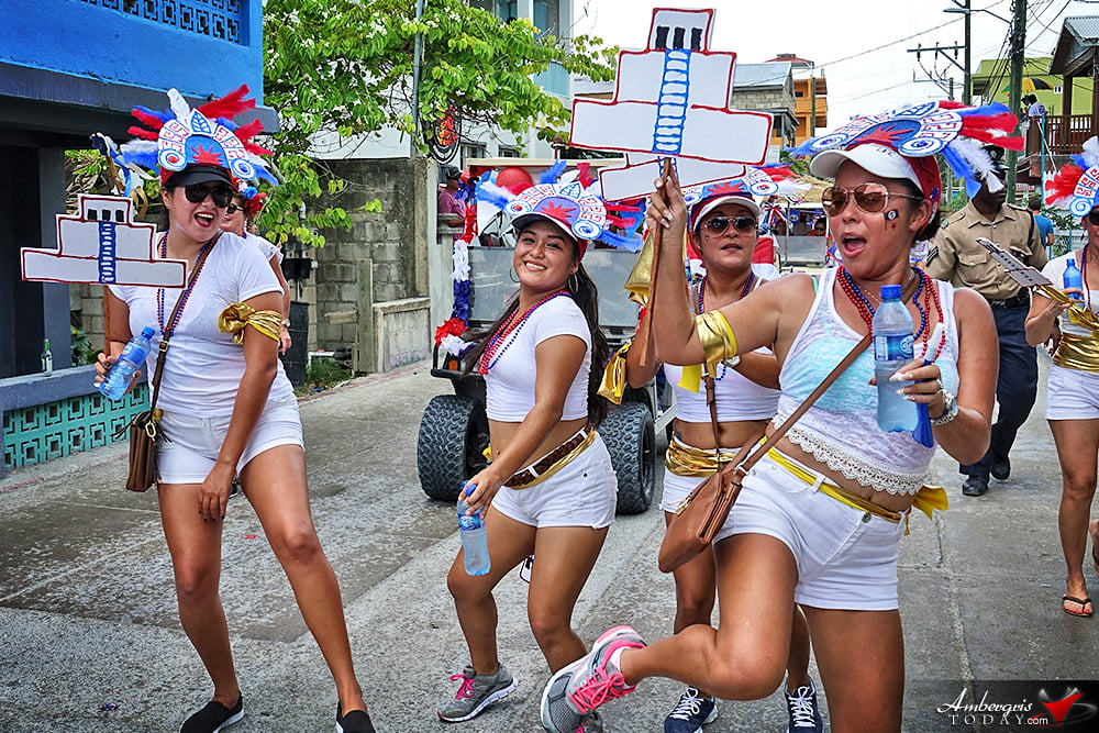 Belize Independence Day Parade in San Pedro, Ambergris Caye