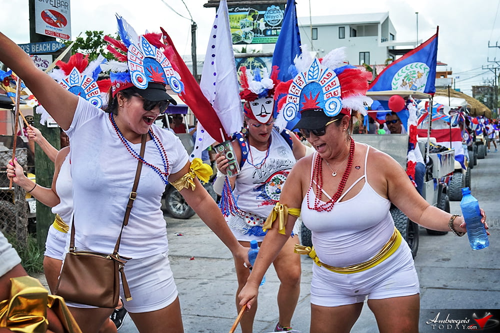 Belize Independence Day Parade in San Pedro, Ambergris Caye