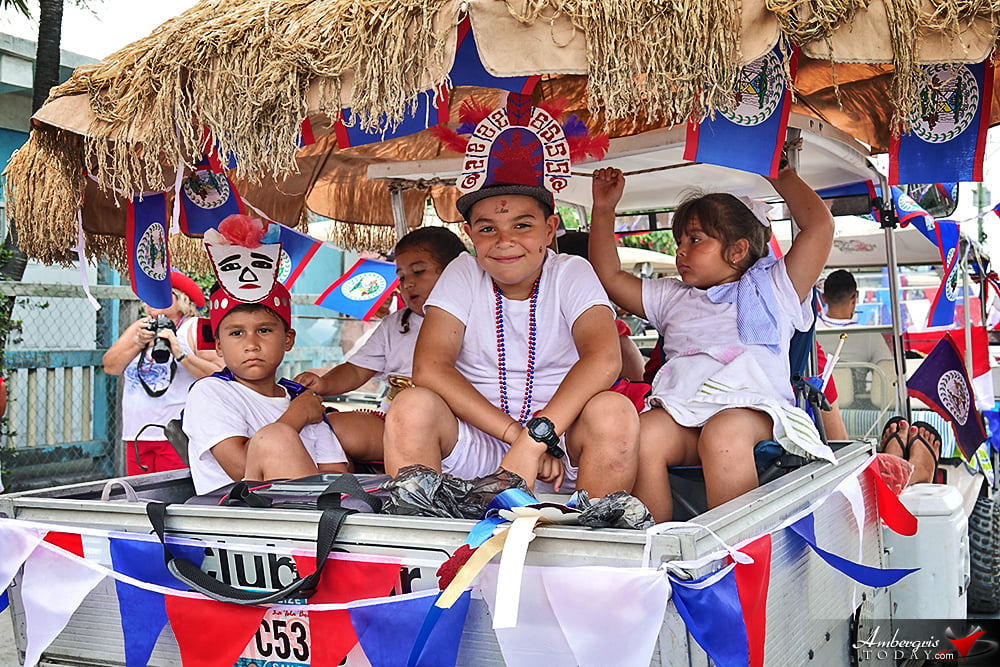 Belize Independence Day Parade in San Pedro, Ambergris Caye