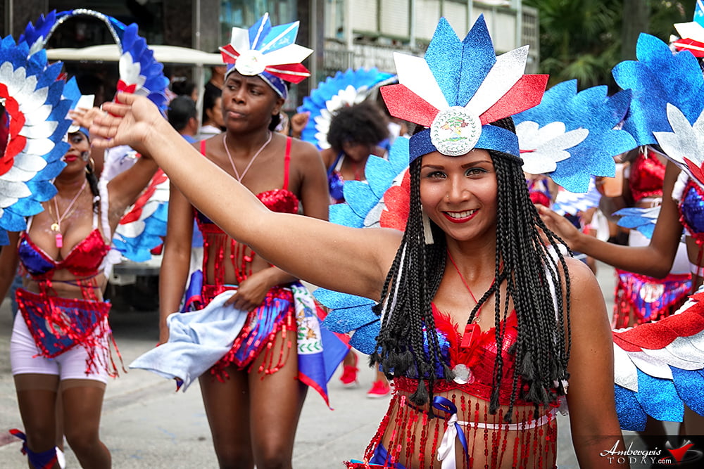 Belize Independence Day Parade in San Pedro, Ambergris Caye