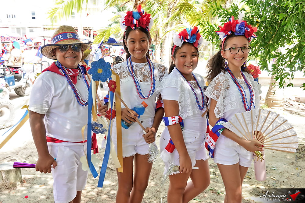 Belize Independence Day Parade in San Pedro, Ambergris Caye