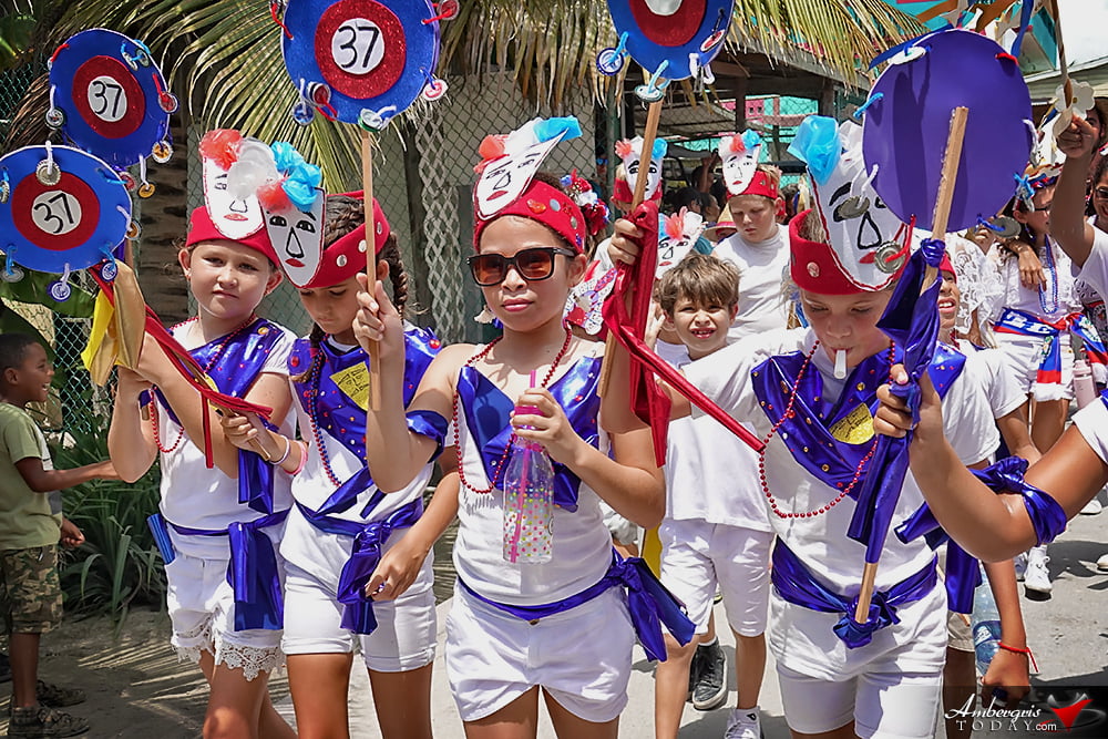 Belize Independence Day Parade in San Pedro, Ambergris Caye