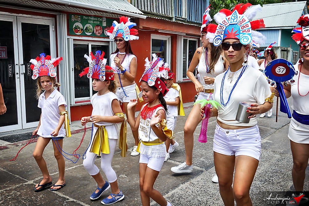 Belize Independence Day Parade in San Pedro, Ambergris Caye