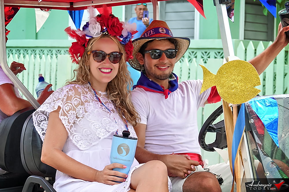 Belize Independence Day Parade in San Pedro, Ambergris Caye