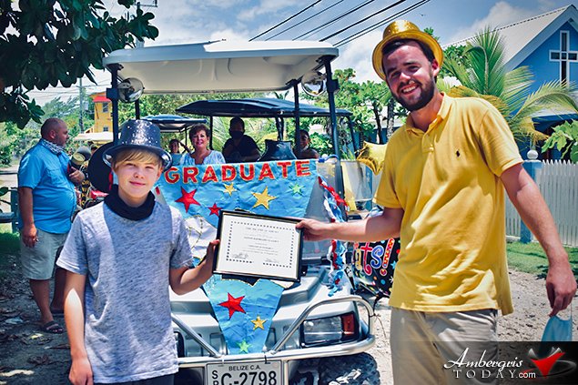 Island Academy Holds First Online Graduation on Ambergris Caye