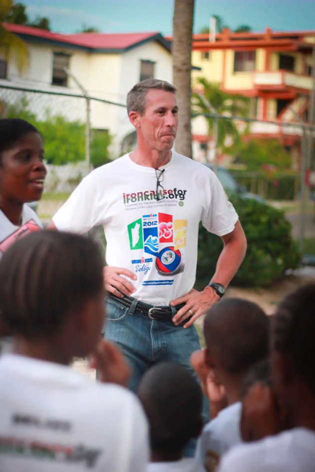 Jim Scott Completes Iron Man Challenge for Iron Kids Belize