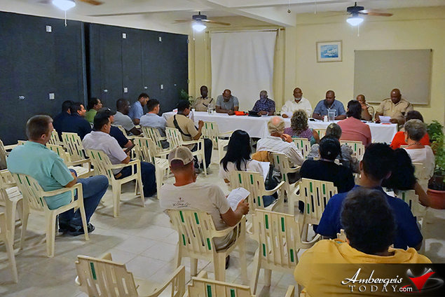 Minister of National Security Meets with San Pedro Residents 1 Minister of National Security Meets with San Pedro Residents