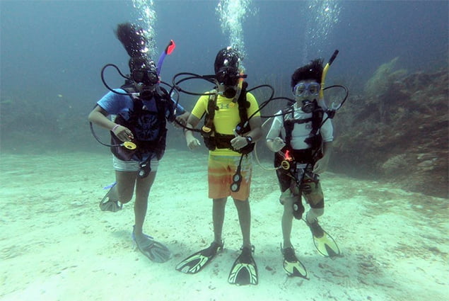 Junior Open Water Divers Certified in Kids in Action Summer Camp