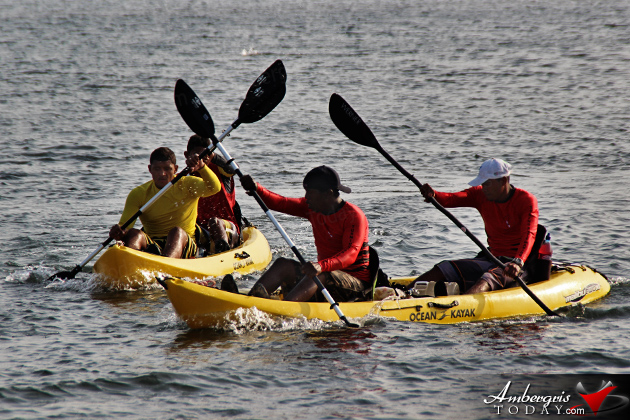 San Pedro Lagoon Reef Eco Challenge Day One Team Coco Beach Wins Toughest Lagoon Reef Eco Challenge Yet