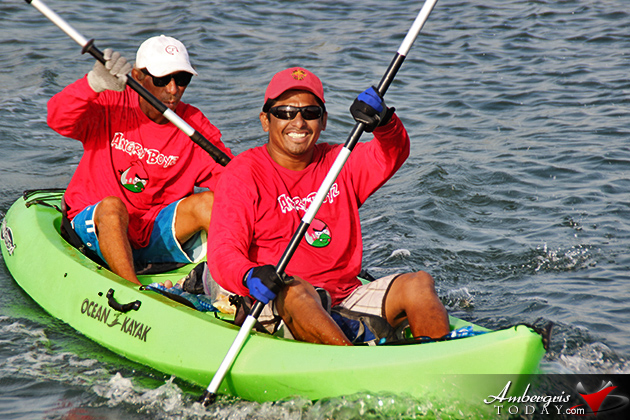 San Pedro Lagoon Reef Eco Challenge Day One Team Coco Beach Wins Toughest Lagoon Reef Eco Challenge Yet