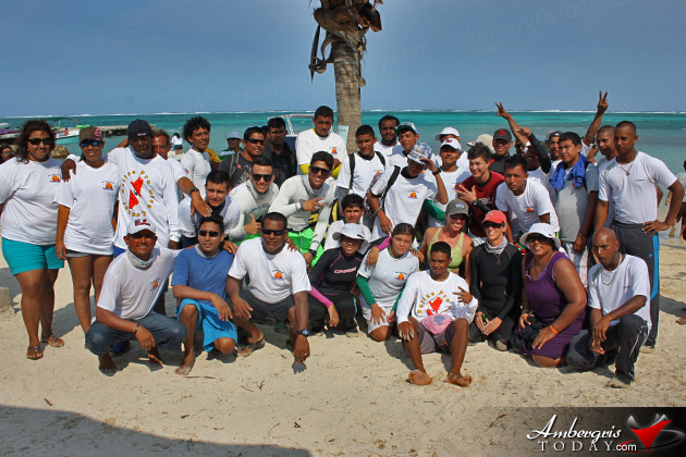 Participating Teams celebrate completion of the two-day grueling race Team Coco Beach Wins Toughest Lagoon Reef Eco Challenge Yet
