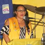 Lion Fatima Graniel delivers the Welcome Remarks Rigoberto Kumul Sworn in as New President San Pedro Lions Club