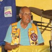 Master of Ceremony Lion Alberto Mahler Rigoberto Kumul Sworn in as New President San Pedro Lions Club