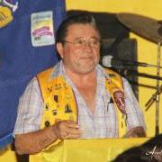 Lion Pedro Salazar conducted the official installation of the new board and president of the San Pedro Lions Club Rigoberto Kumul Sworn in as New President San Pedro Lions Club