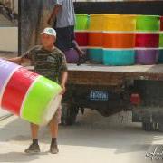 100 Eye-popping Trash Bins Distributed in San Pedro Town 100 Eye-popping Trash Bins Distributed in San Pedro Town