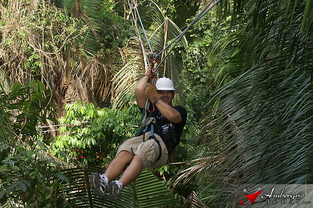 Who said San Pedro is Expensive? 6 Ziplining throught he Belize Jungle