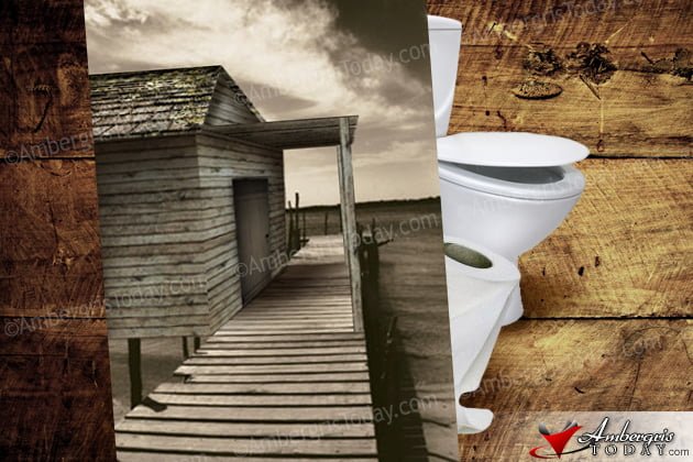 All boys and Men used communal Public latrines located over the lagoon at the end of each street that led to the lagoon