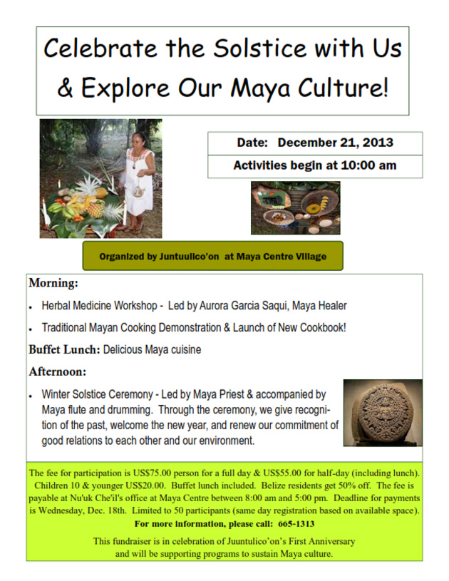 Launch of First Ever Maya Cookbook 