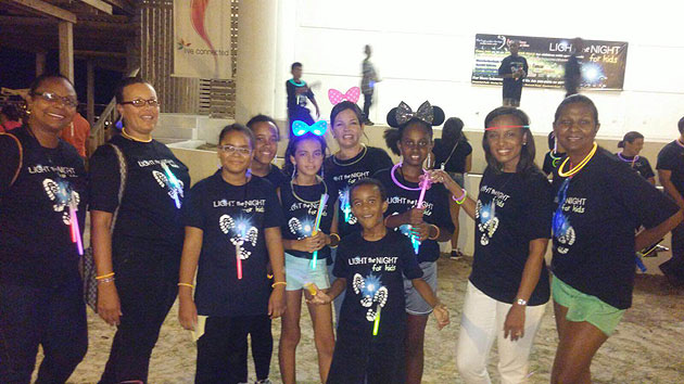Hundreds Participate in Light The Night For Kids with Disabilities